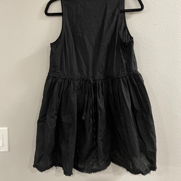 Urban Outfitters black raw hem button down dress - Picture 7 of 7